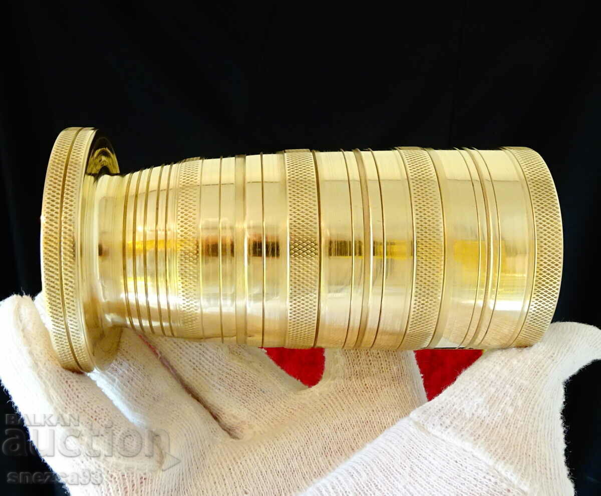 Massive bronze napkin holder 400 g. - 5