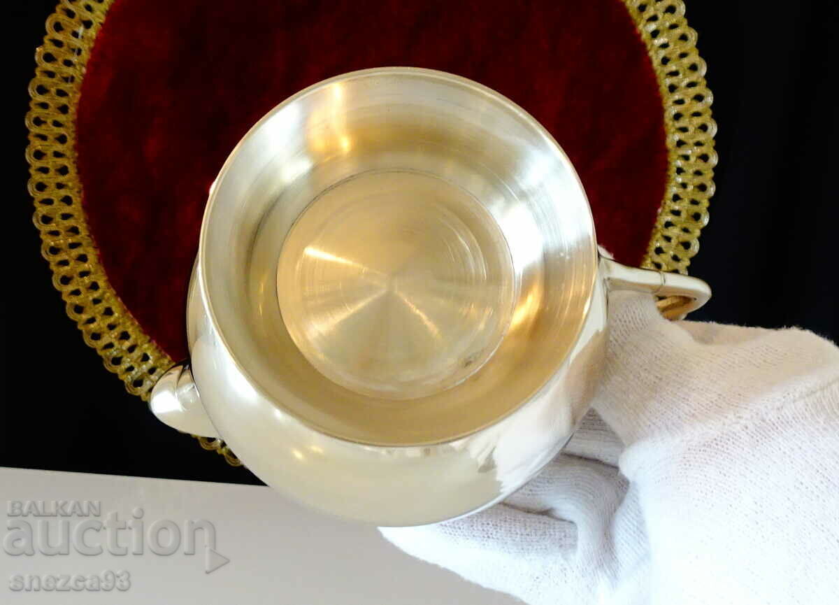 English bronze jug 290 g - 7