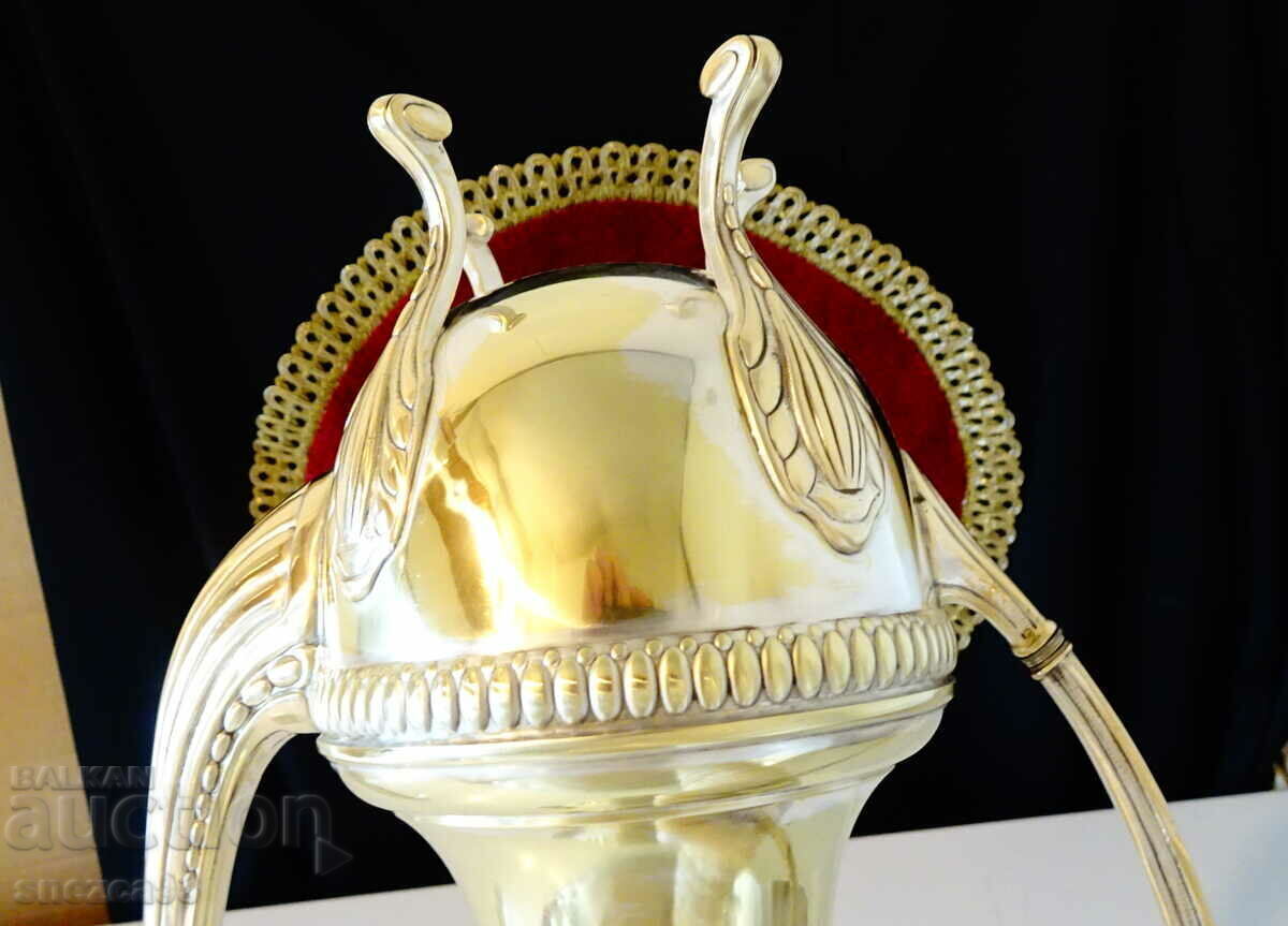 Magnificent bronze jug in Empire style, marked - 5