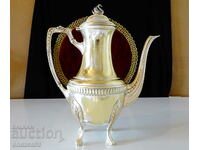 Magnificent English brass teapot, marked.