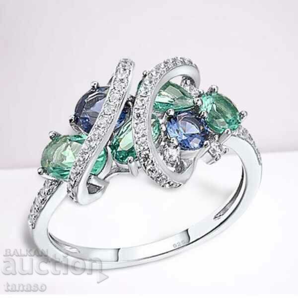 Women's ring with zircons with price 25.00 BGN | € 12.78 Women's ring with zircons with price 25.00 BGN | € 12.78
