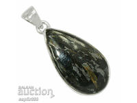THE MAGICAL NUMITE "SHIELD STONE" SILVER MEDALLION UNISEX
