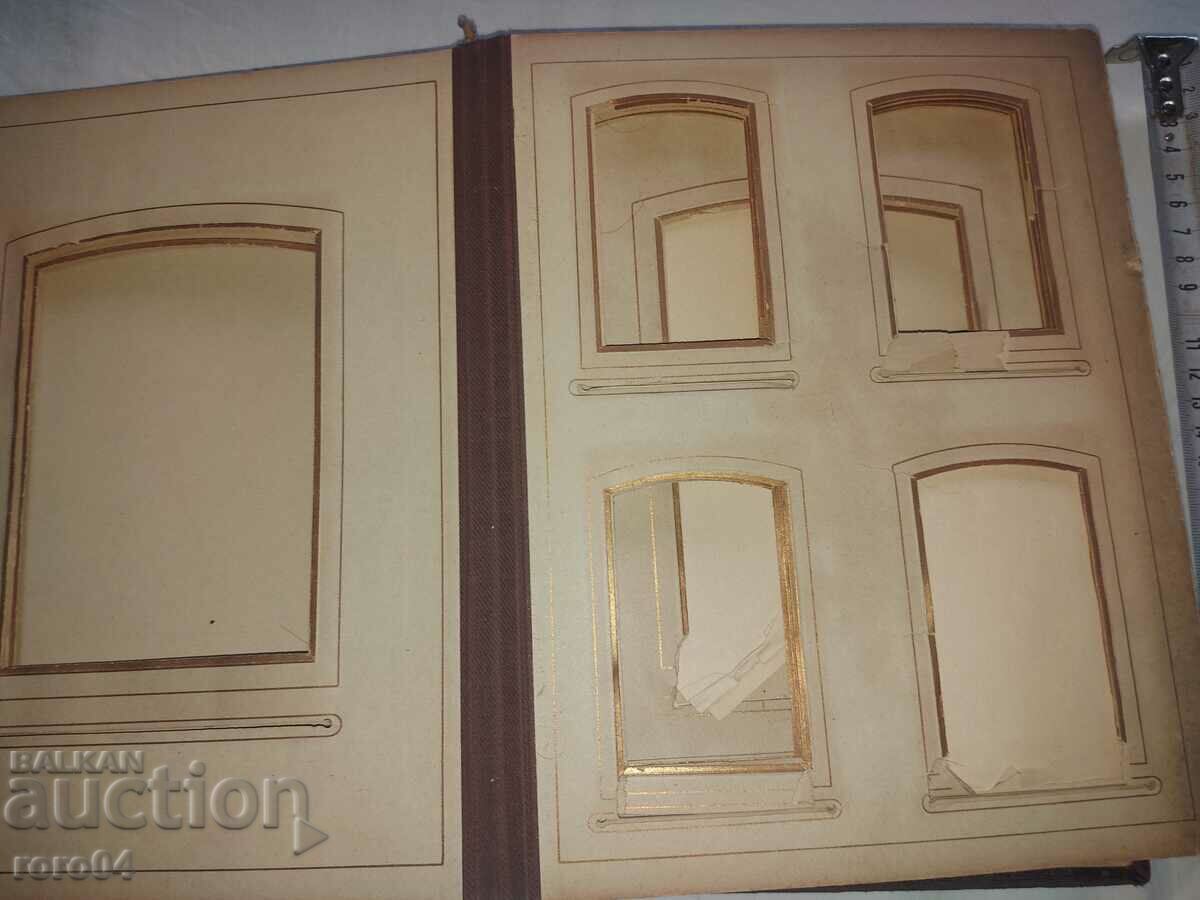 ALBUM - LAMINATED PHOTOS - XIX CENTURY - 5 ALBUM - LAMINATED PHOTOS - XIX CENTURY - 5