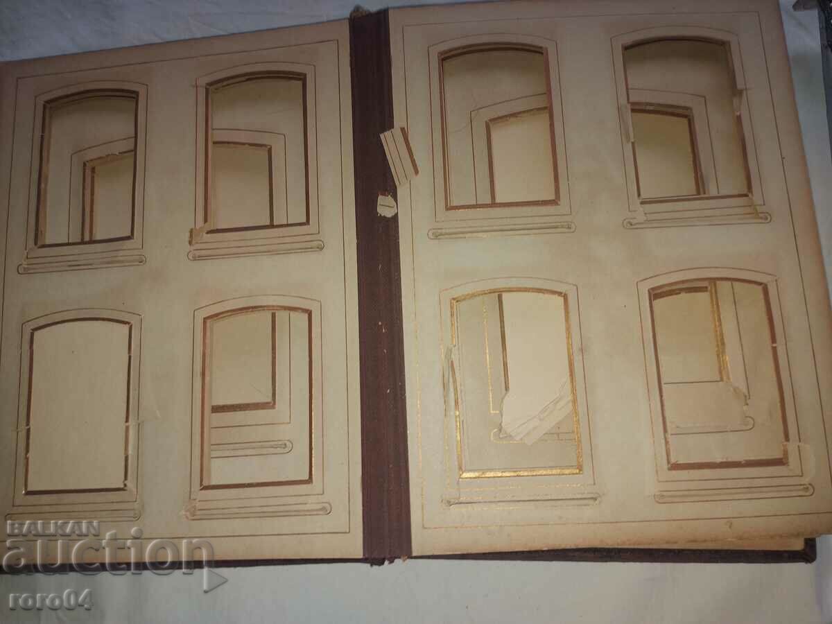 ALBUM - LAMINATED PHOTOS - XIX CENTURY - 6 ALBUM - LAMINATED PHOTOS - XIX CENTURY - 6