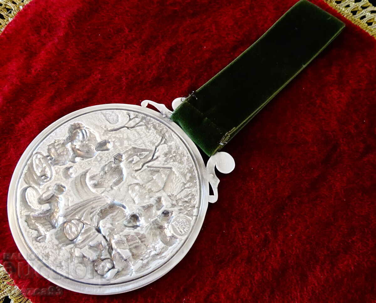 Delivery of Plaque, panel of pewter Grape Harvest by SkS Delivery of Plaque, panel of pewter Grape Harvest by SkS