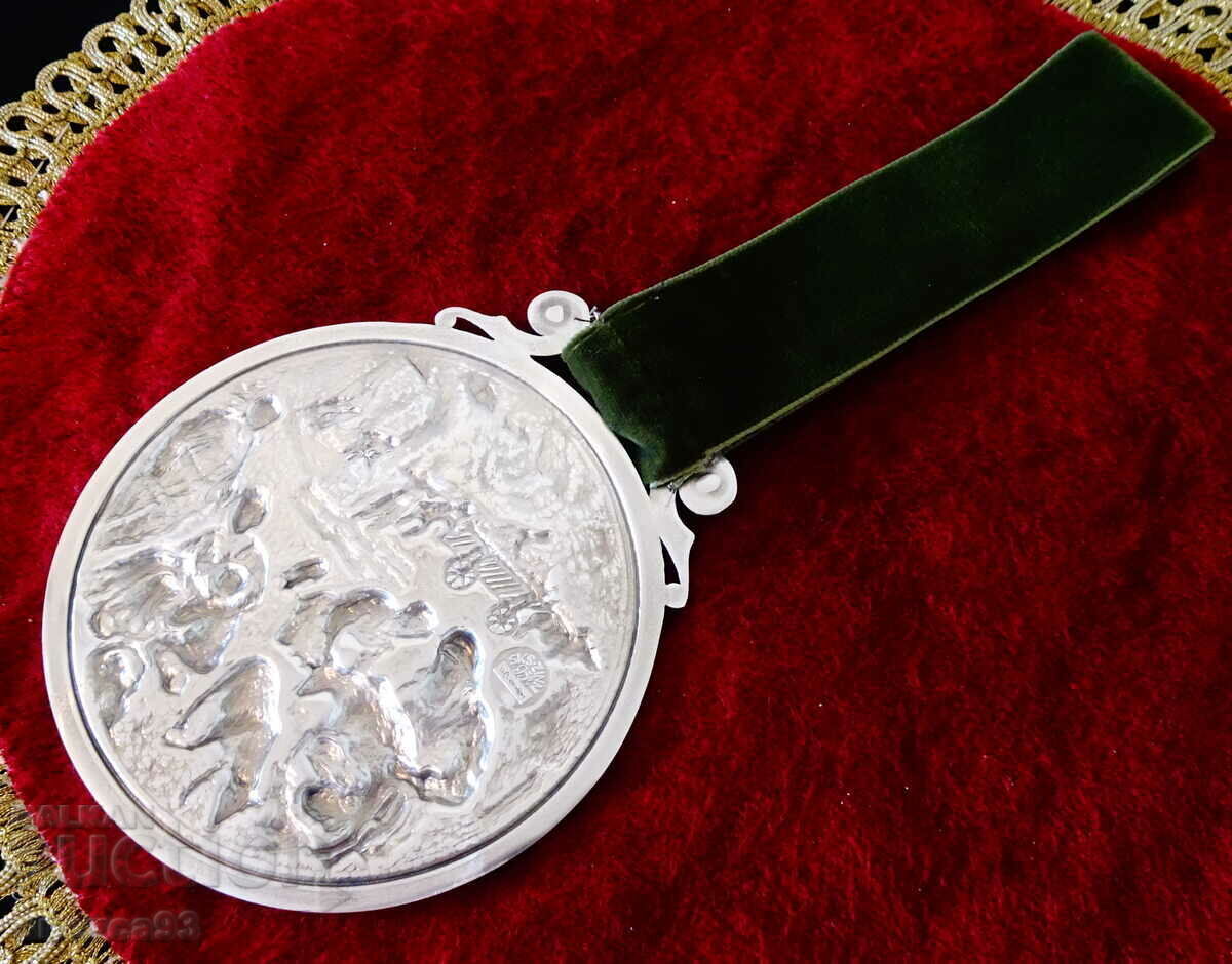 Auction Tin plaque Spring of SkS. Auction Tin plaque Spring of SkS.