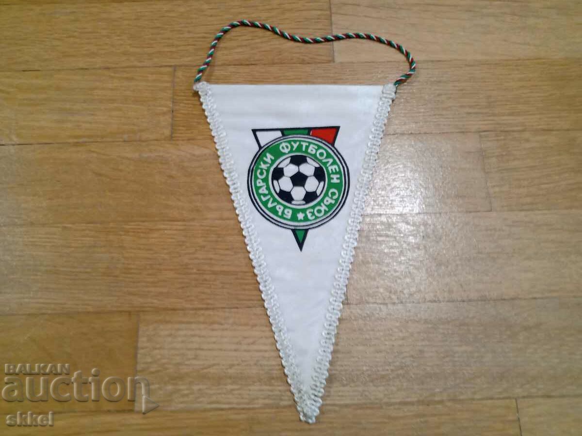 Футболно флагче БФС България триъгълен футболен флаг