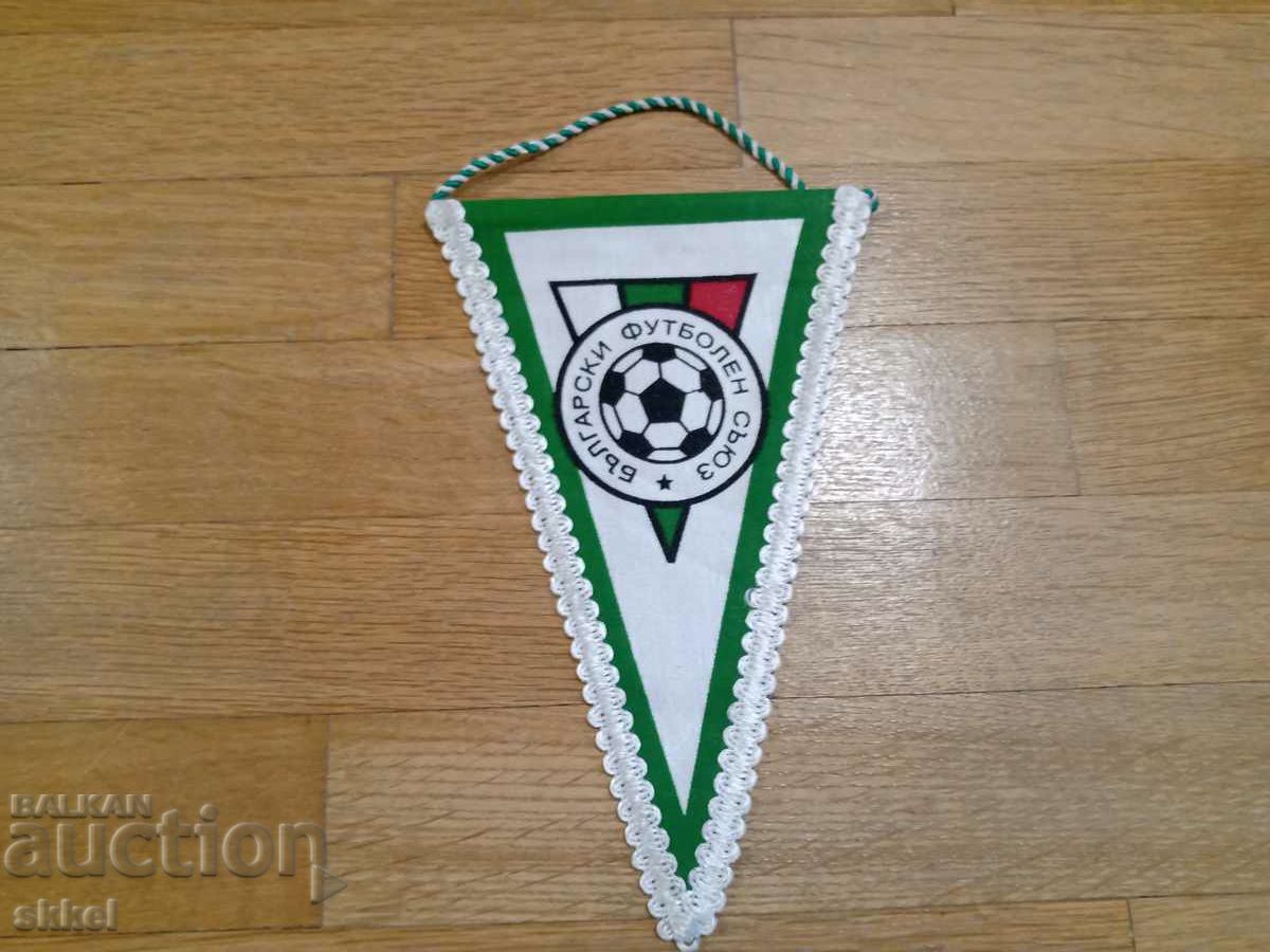 Футболно флагче БФС България триъгълен 2 футболен флаг
