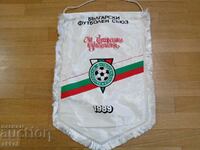 Steagul de fotbal BFS Bulgaria mare steagul de fotbal MACHOV 1989