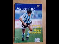 Football magazine FIFA 2001 official about Maradona