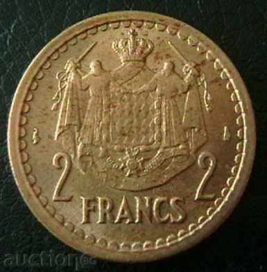 2 francs 1945, Monaco