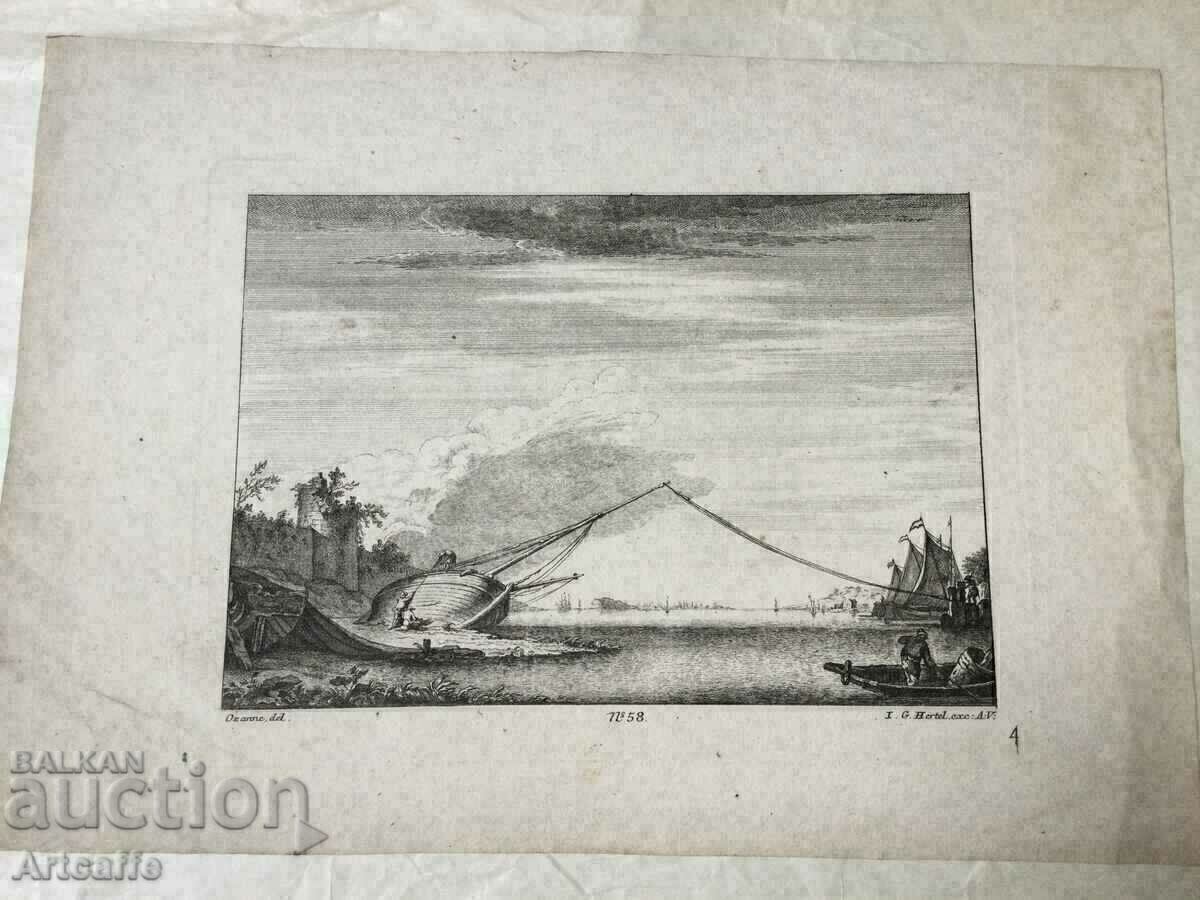 Etching Pierre OZANNE with price 300.00 BGN | € 153.39 Etching Pierre OZANNE with price 300.00 BGN | € 153.39