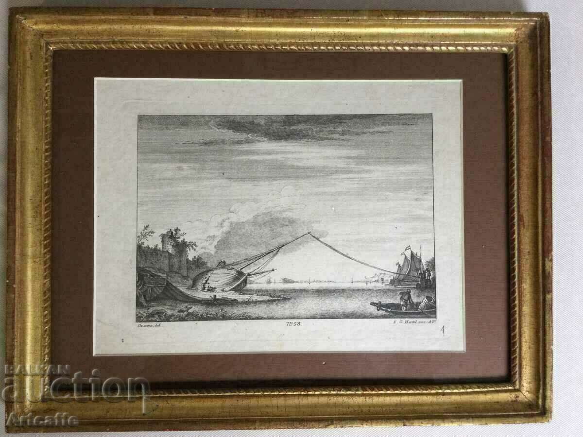 Etching Pierre OZANNE Etching Pierre OZANNE