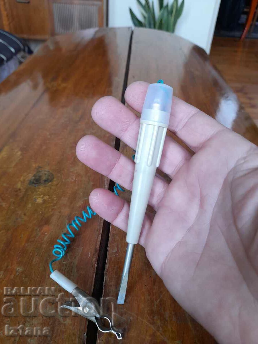 Old electric tester with price 25.00 BGN | € 12.78 Old electric tester with price 25.00 BGN | € 12.78