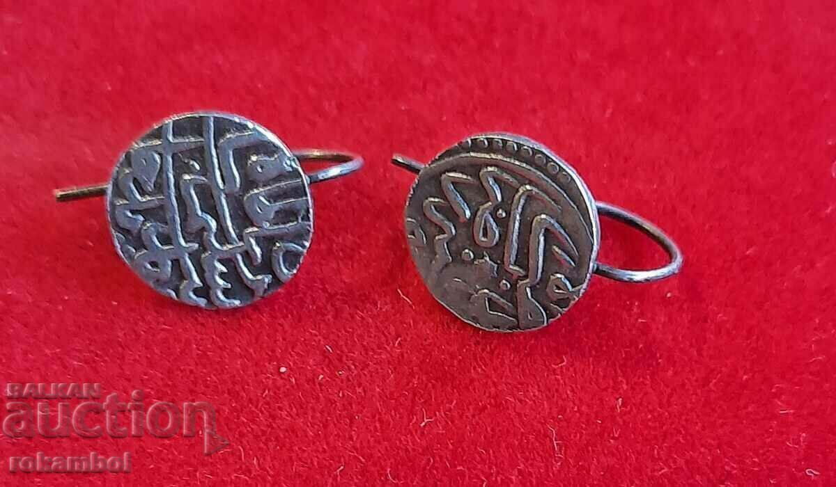 Auction Antique Silver Ottoman Earrings Auction Antique Silver Ottoman Earrings