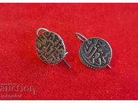 Αντίκες ασημένια οθωμανικά σκουλαρίκια