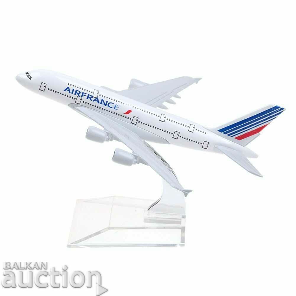 Еърбъс 380 самолет модел макет Air France метален A380