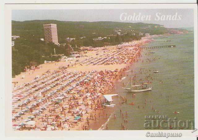Картичка  България  Варна  Златни пясъци Изглед 70*