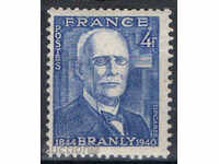1944. Франция. 100 г. от рождението на Ед. Бранли, физик.