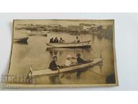 Photo Burgas, the port, boats, 1920s.