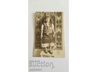 Old photo, child in costume, 1926