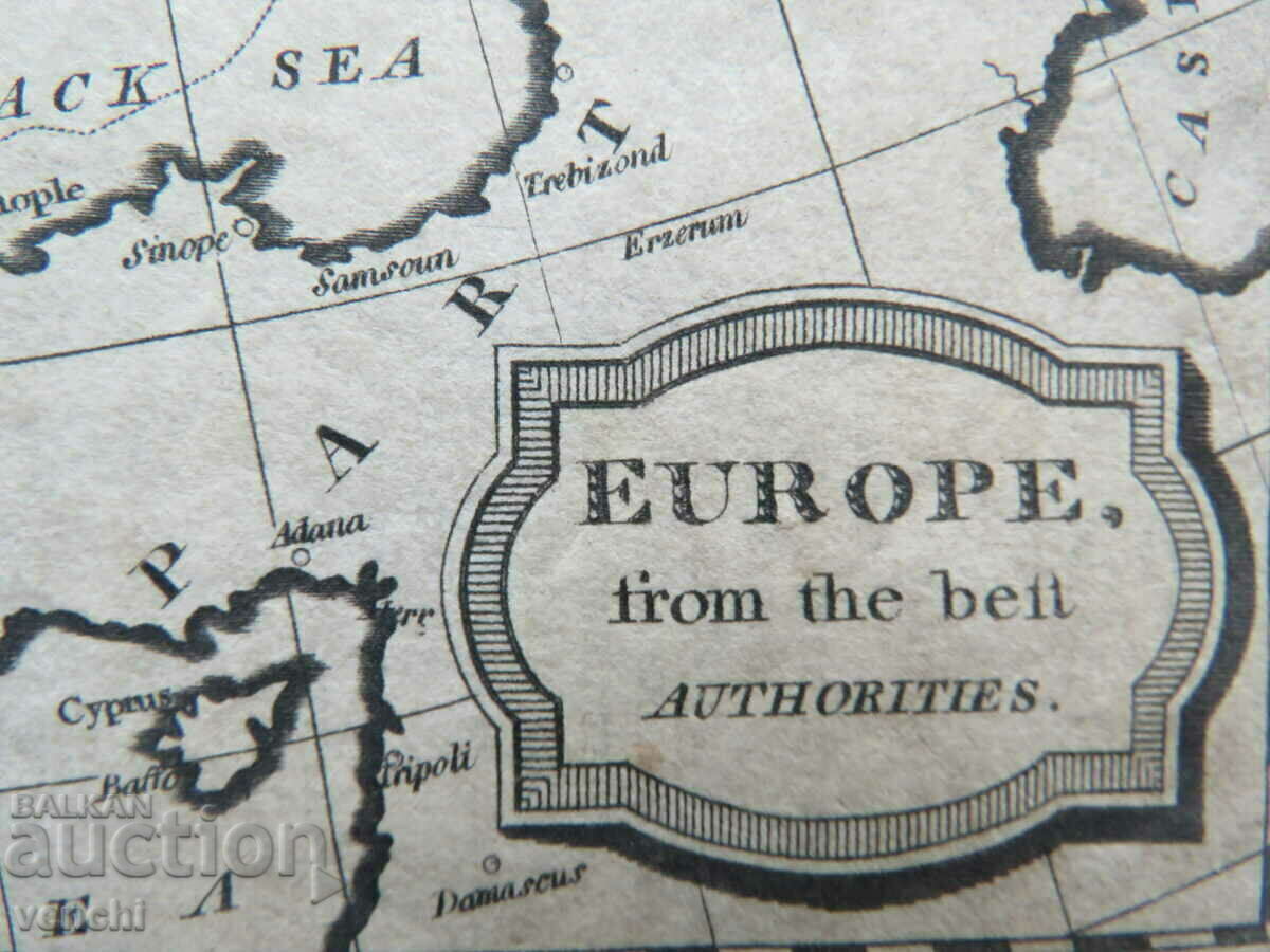 Livrarea 1808 - Harta Europei = original +