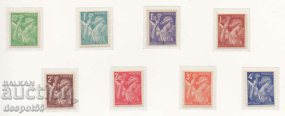 1944. Франция. Нови ежедневни марки.