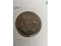 1 Shilling Australia 1925 Argint