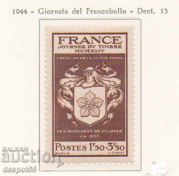 1944. France. Postage Stamp Day. Charitable 1944. France. Postage Stamp Day. Charitable