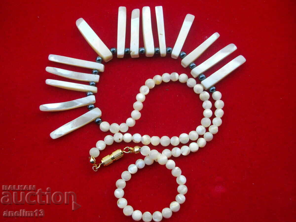 COGIER DE PERLE VECHI COlier - 5 COGIER DE PERLE VECHI COlier - 5