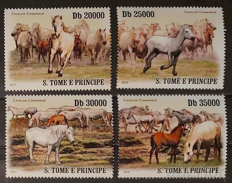Sao Tome 2010 Fauna/Horses 10€ MNH
