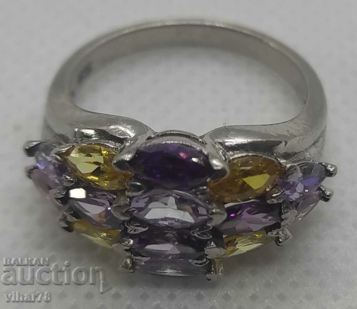 Auction VERY BEAUTIFUL SILVER WOMEN'S RING Auction VERY BEAUTIFUL SILVER WOMEN'S RING