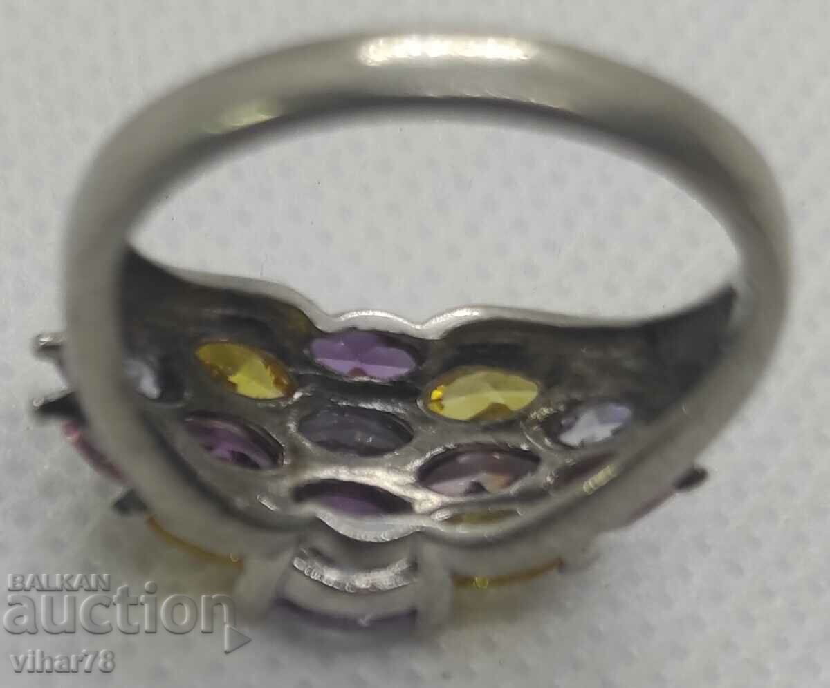 VERY BEAUTIFUL SILVER WOMEN'S RING - 6 VERY BEAUTIFUL SILVER WOMEN'S RING - 6