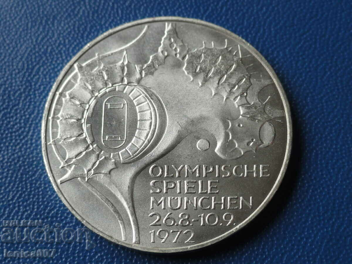 Germania 1972 - 10 timbre „München '72 - Stadion” (J)