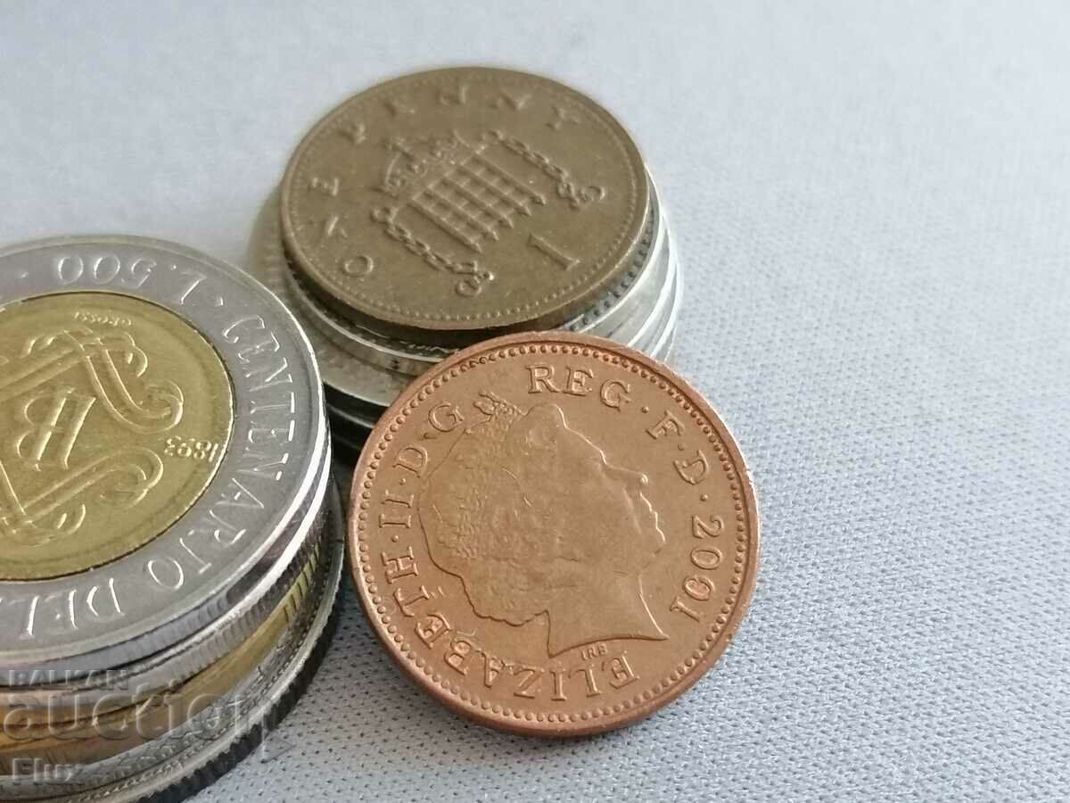 Coin - Great Britain - 1 penny 2001 with price 0.90 BGN | € 0.46 Coin - Great Britain - 1 penny 2001 with price 0.90 BGN | € 0.46