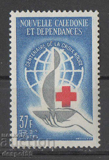 1963. Noua Caledonie. 100 de ani Crucea Roșie.