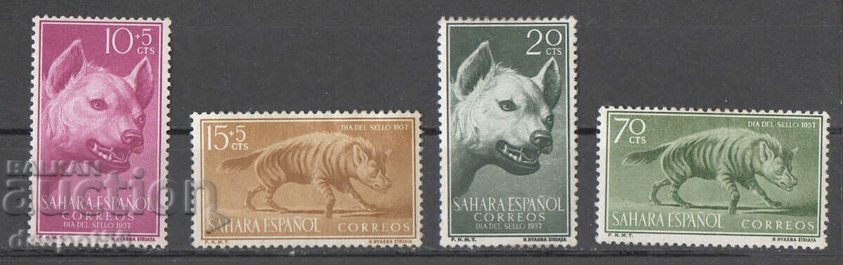 1957. Исп. Сахара. Ден на пощенската марка.