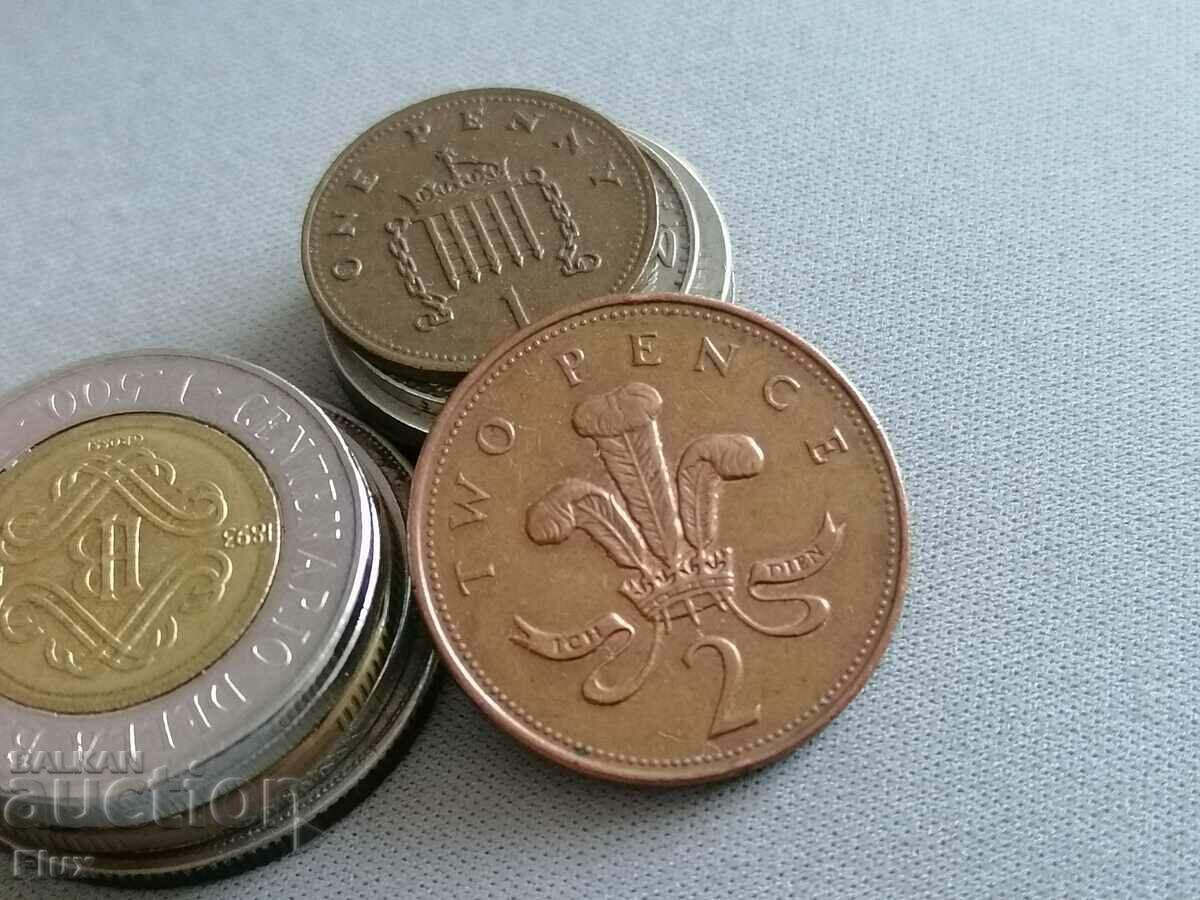 Монета - Великобритания - 2 пенса | 1997г.