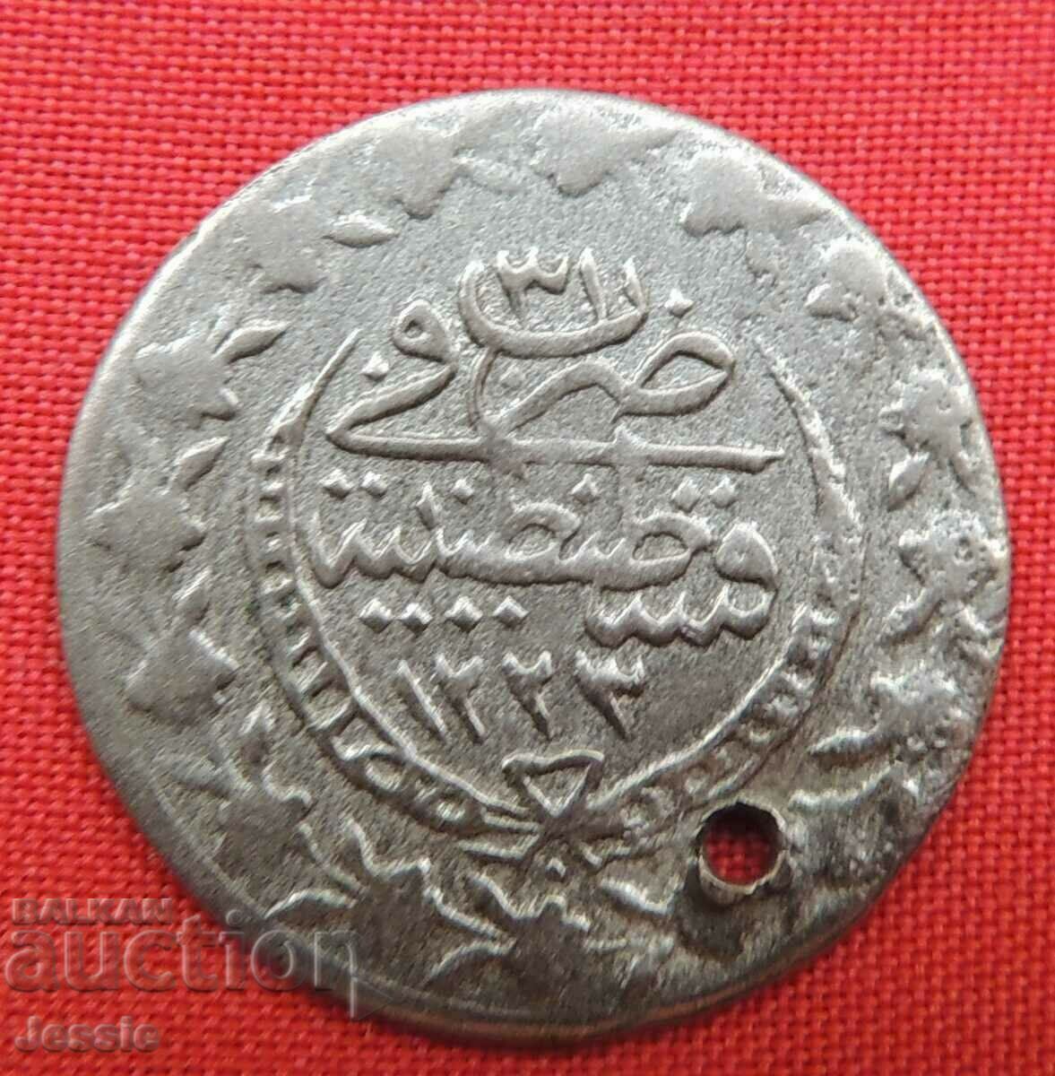 10 perechi АH 1223/31 (1839) argint de curcan