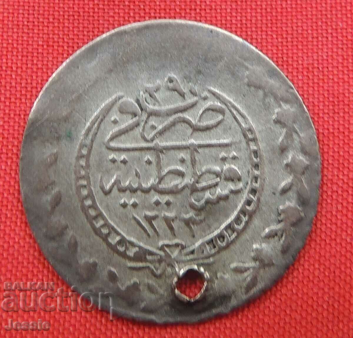 10 pairs АH 1223/29 (1837) Turkey silver