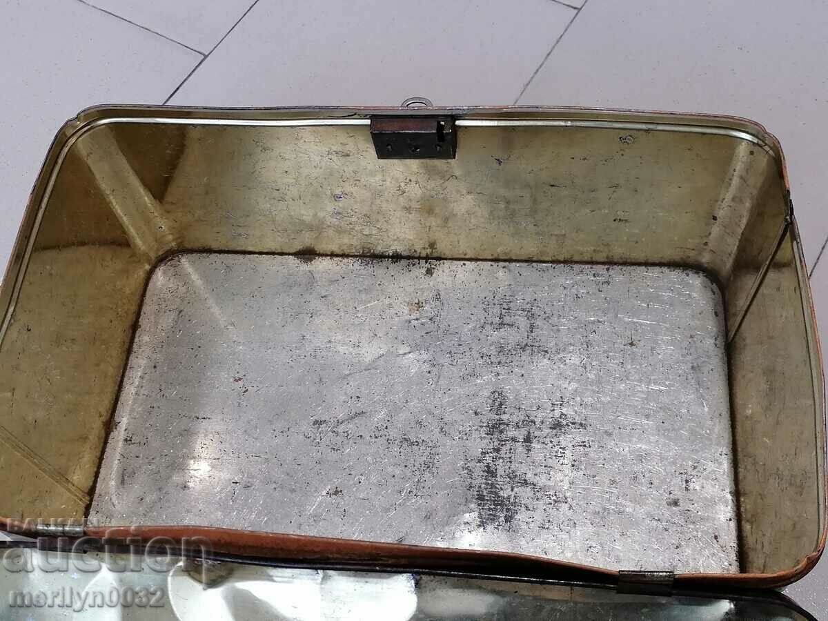 Vintage metal candy and treat box - 5