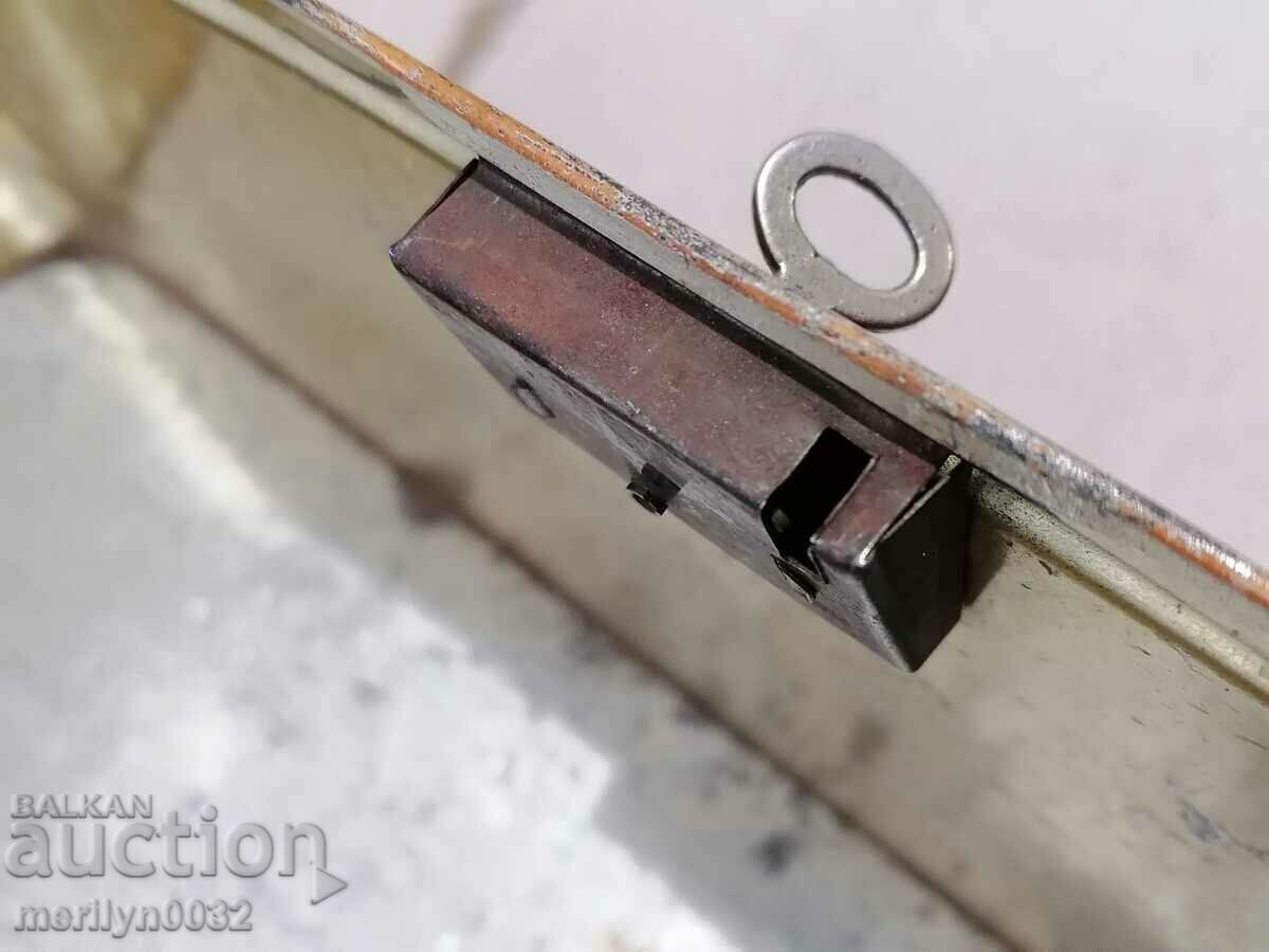 Vintage metal candy and treat box - 6