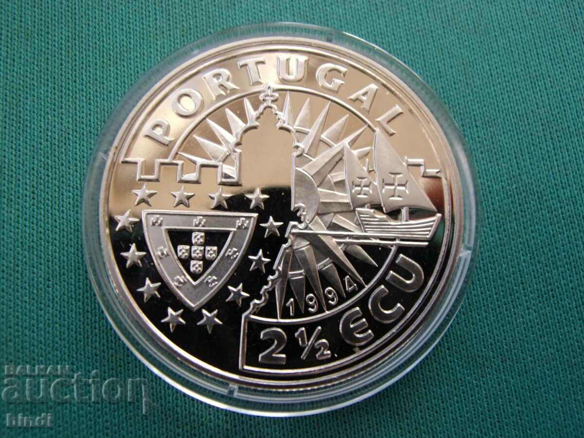 Португалия   2½  Екю  1994  UNC с цена € 12.78 | 25.00 лв.