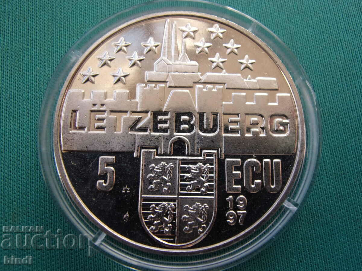 Люксенбург   5  Екю  1997  UNC с цена € 15.34 | 30.00 лв.