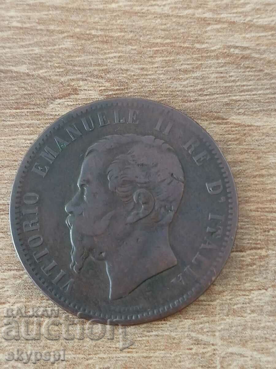 10 centissimi 1862 - Italy with price 10.00 BGN | € 5.11 10 centissimi 1862 - Italy with price 10.00 BGN | € 5.11