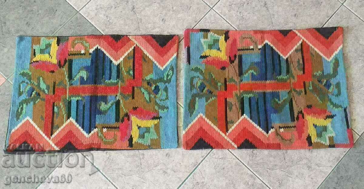 Όμορφοι πολύχρωμοι κρίκοι κεντήματος στο χέρι/2 τεμάχια Όμορφοι πολύχρωμοι κρίκοι κεντήματος στο χέρι/2 τεμάχια