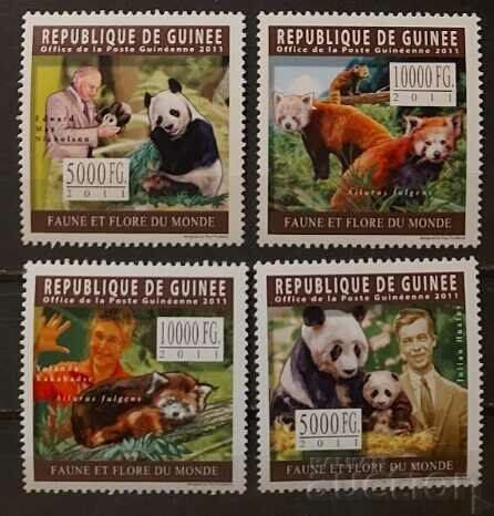 Guineea 2011 Fauna/Pandas/Personalități 9€ MNH