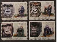 Guinea Bissau 2009 Fauna/Monkeys/Gorillas 10€ MNH