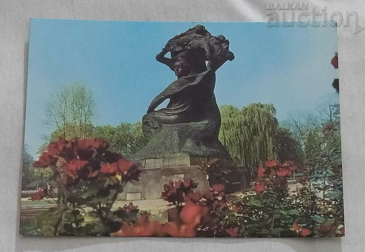 MONUMENTUL CHOPIN VARSOVIA POLONIA P.K. 1969