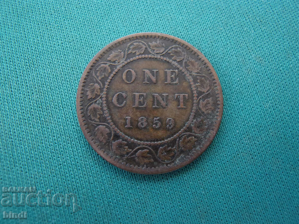Canada 1 Cent 1859 Σπάνιο